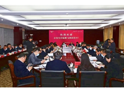 海安市委書記于立忠率隊調(diào)研江蘇鵬飛集團